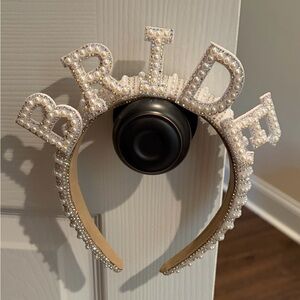 Pearl Embellished Bride Headband